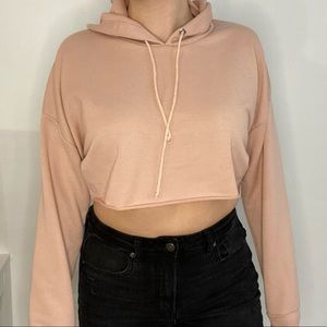 Nasty Gal cropped hoodie